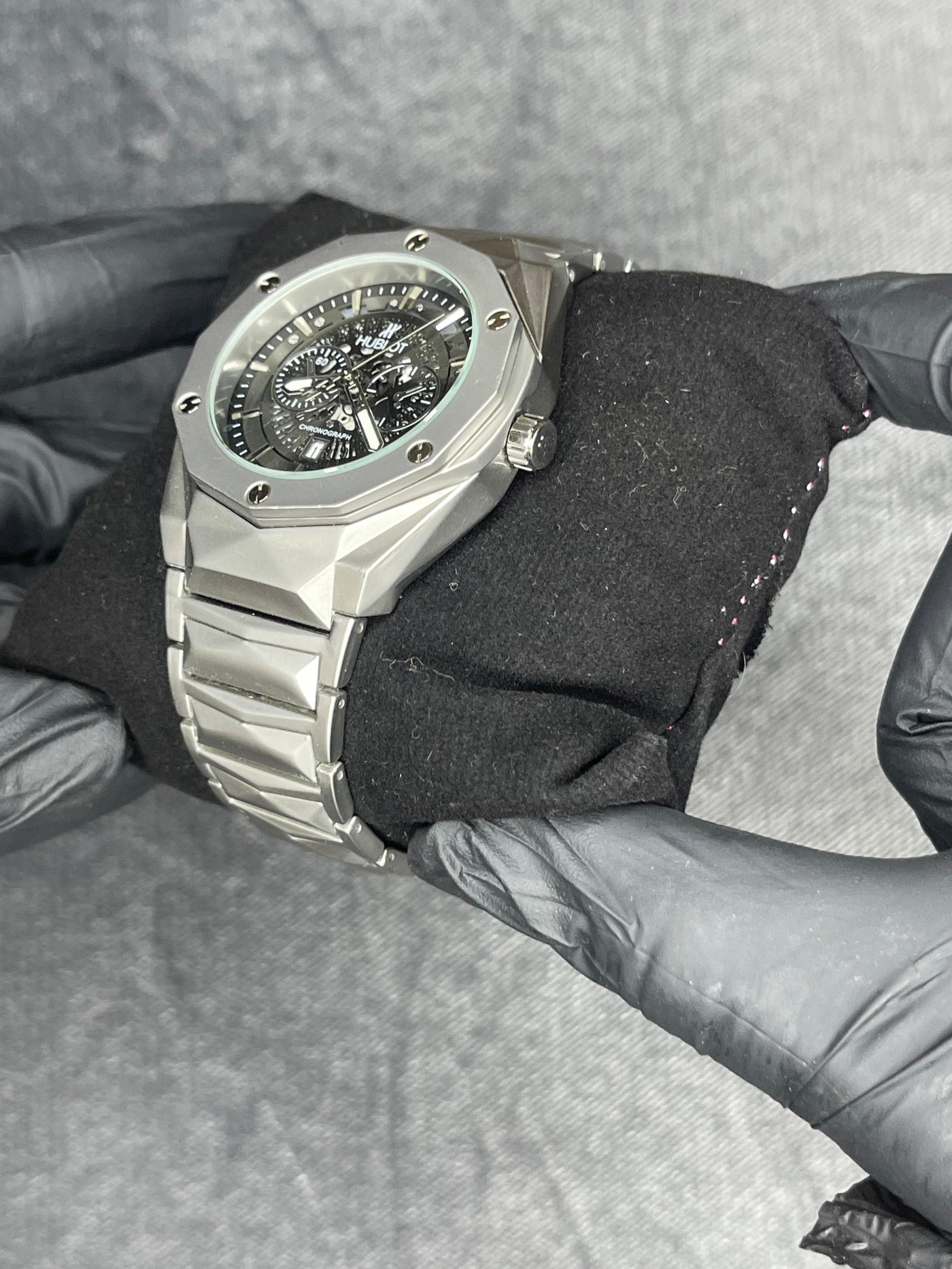 New Hublot Diamond Cut | Date Adjustment | Texture Chain