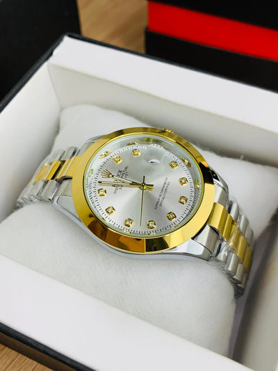 Date Just Stainless Steel Chain Luxury Watch